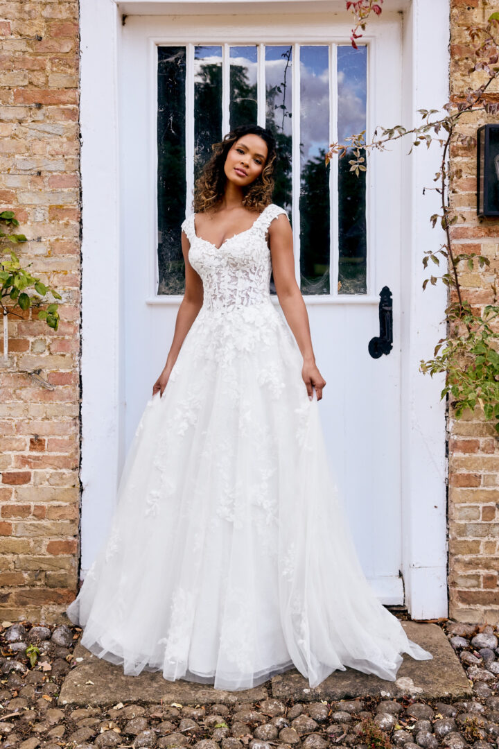 Sweetheart by Justin Alexander 20086 trouwjurk met sweetheart halslijn